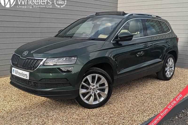 Green Used 2019 Skoda Karoq SE L SUV | £13,990 (Fair price) - Image 1/1