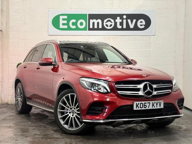 Used Mercedes GLC350 AMG line 2018 Red Estate