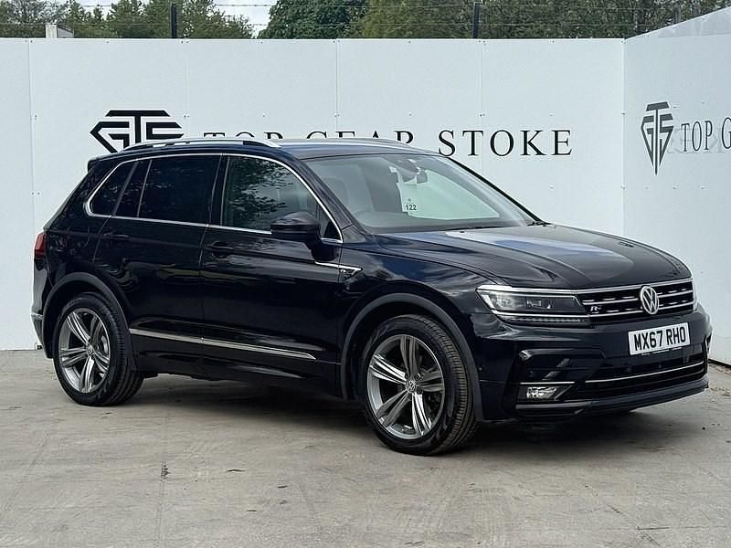 Black Used 2025 VW Tiguan R-line SUV | £17,995 - Image 1/4