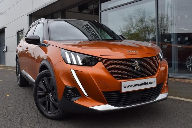 Orange Used 2022 Peugeot e-2008 Premium SUV | £14,785 (Fair price) - Image 1/4