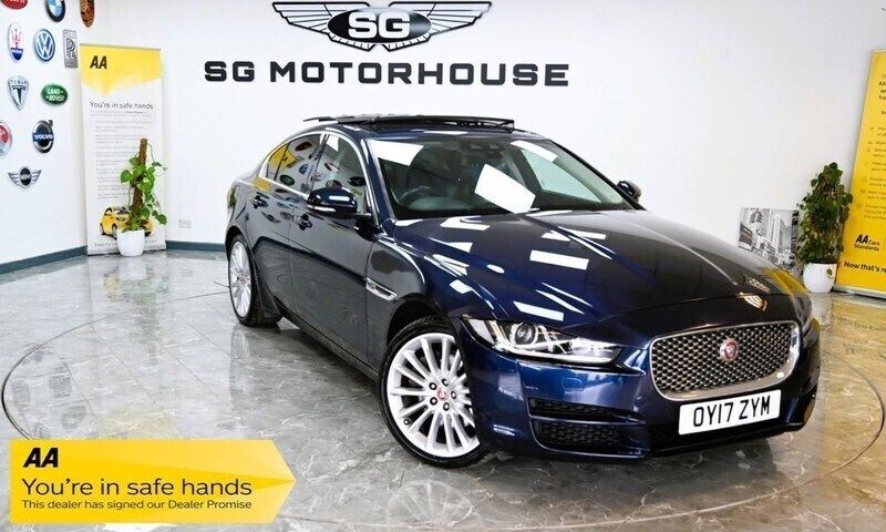 Blue Used 2017 Jaguar XE Portfolio Sedan | £10,395 (Fair price) - Image 1/4