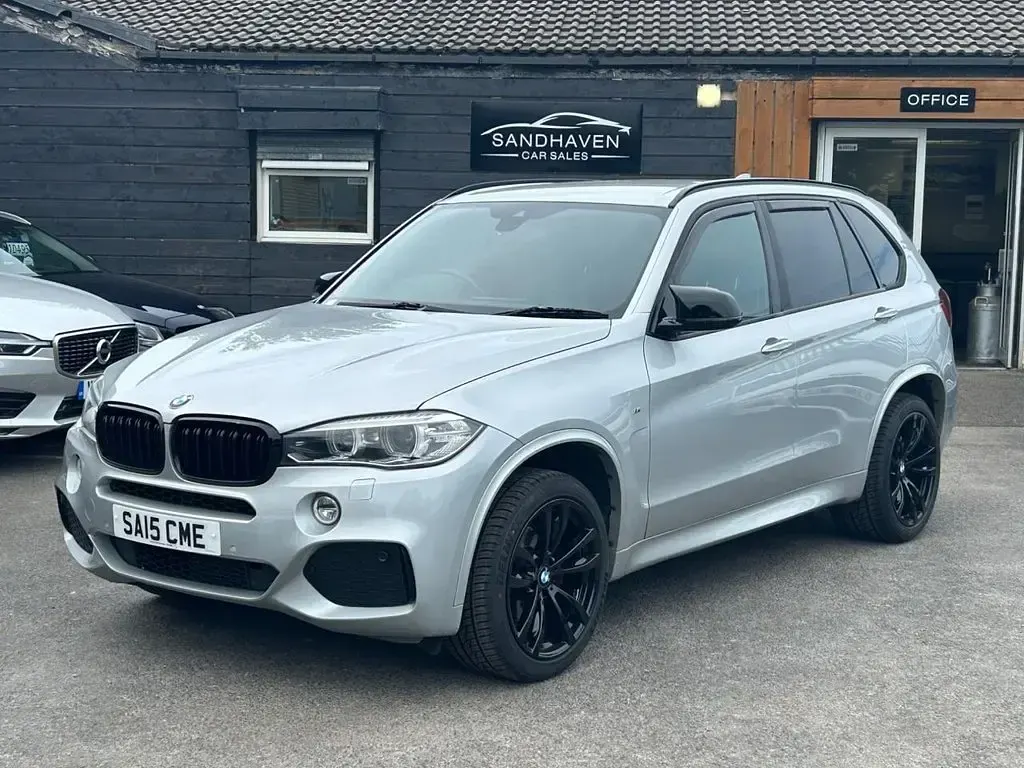 Used BMW X5 M Sport 218 HP (160 kW) 2015 Silver SUV