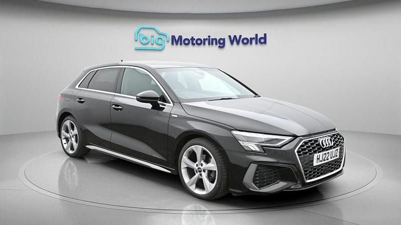 Used Audi A3 Sportback S-Line 150 HP (110 kW) 2022 Black Hatchback