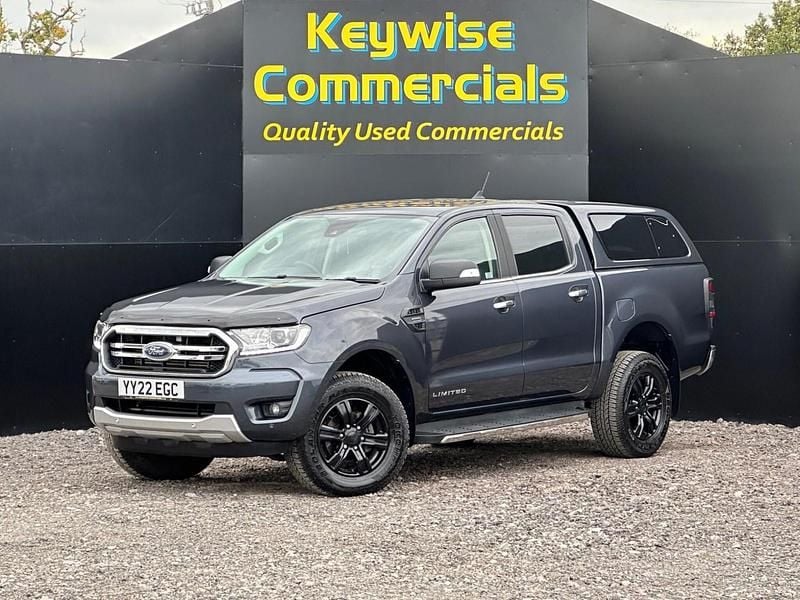 Grey Used 2022 Ford Ranger Limited Pickup | £18,490 (Good price) - Image 1/2