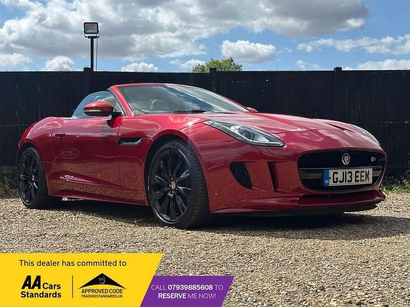 Red Used 2013 Jaguar F-Type Supercharged Cabriolet | £23,995 (Good price) - Image 1/4