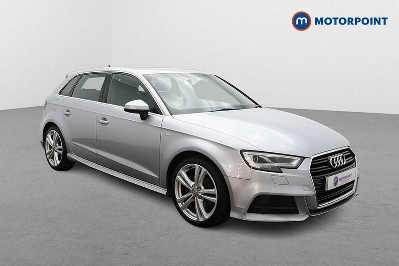 Silver Used 2019 Audi A3 S-Line Hatchback | £15,299 (Good price) - Image 1/4
