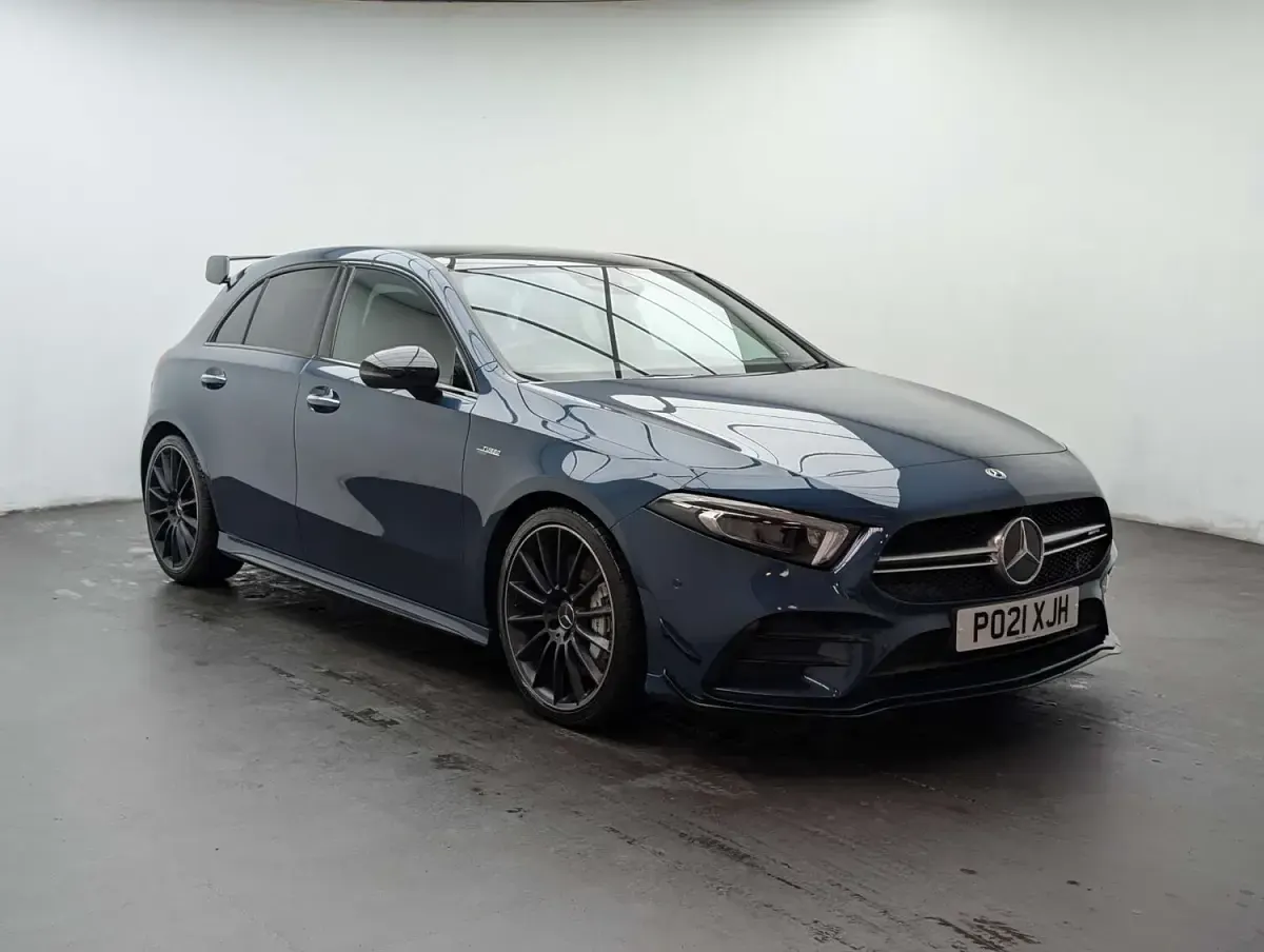 Used Mercedes A35 AMG Premium Plus 2021 Blue Hatchback