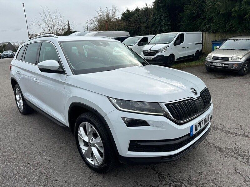 White Used 2017 Skoda Kodiaq SUV | £17,374 (Expensive) - Image 1/4