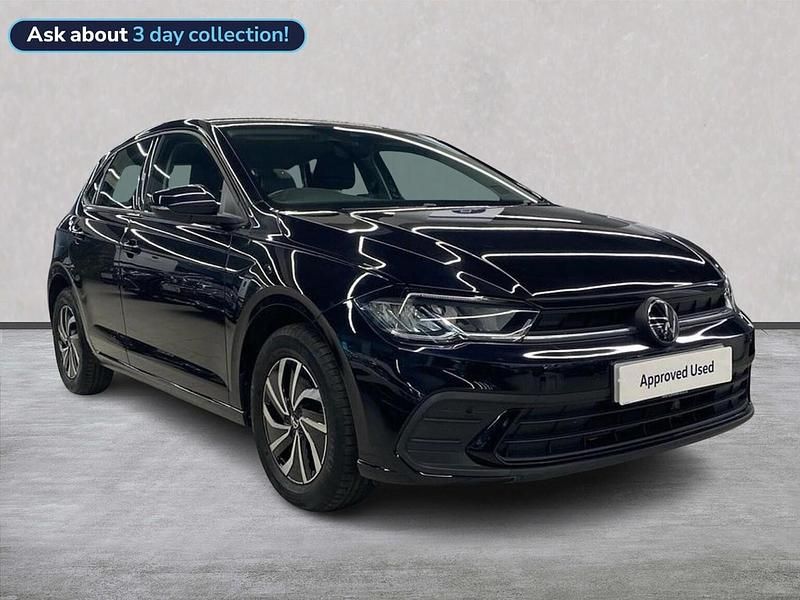 Used VW Polo Life 95 HP (69 kW) 2023 Black Hatchback