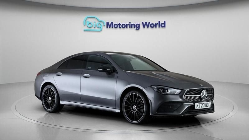 Grey Used 2023 Mercedes CLA250e AMG Line Premium Plus Sedan | £24,400 (Fair price) - Image 1/4