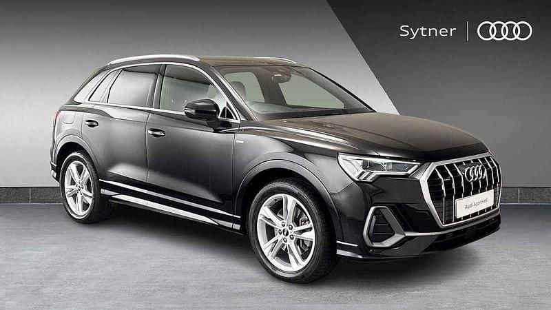 Black Used 2022 Audi Q3 S-Line SUV | £30,000 (Fair price) - Image 1/4