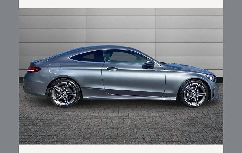 Used Mercedes C200 AMG line 180 HP (132 kW) 2022 Grey Coupe