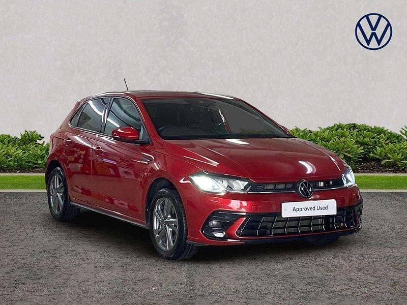Red Used 2022 VW Polo R-line Hatchback | £19,800 (Fair price) - Image 1/4