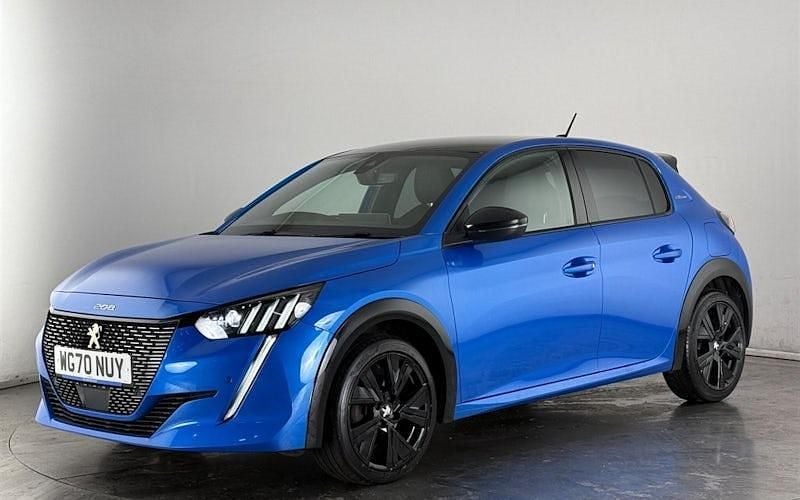 Used Peugeot 208 GT-line 131 HP (96 kW) 2020 Blue Hatchback
