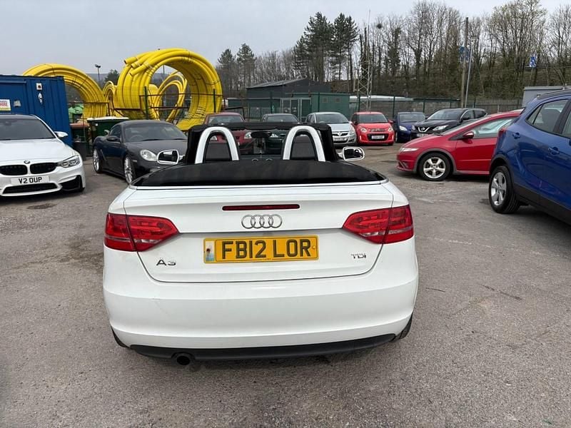 Used Audi A3 Cabriolet Sport 105 HP (77 kW) 2012 White Cabriolet