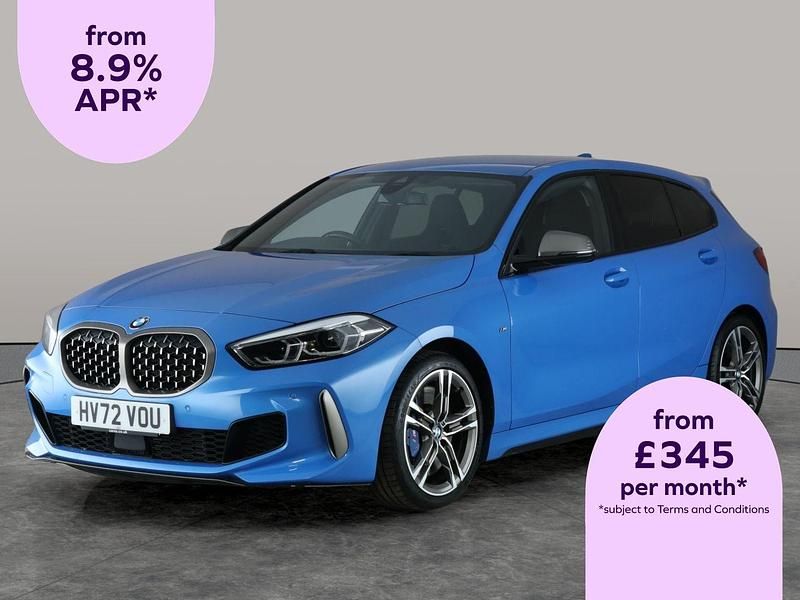 Blue Used 2022 BMW M135 Comfort Edition Hatchback | £24,475 (Good price) - Image 1/2
