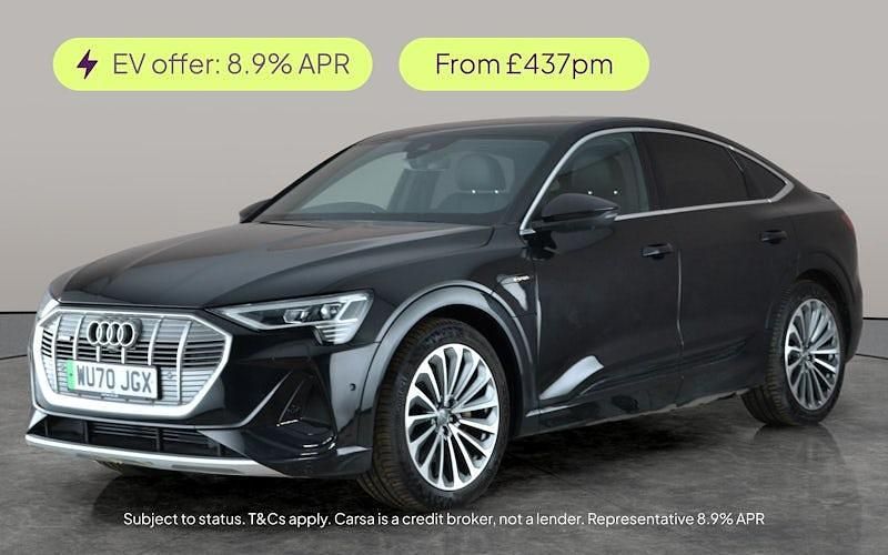 Used 2022 Audi e-tron Sportback S-Line SUV | £21,490 (Fair price) - Image 1/2