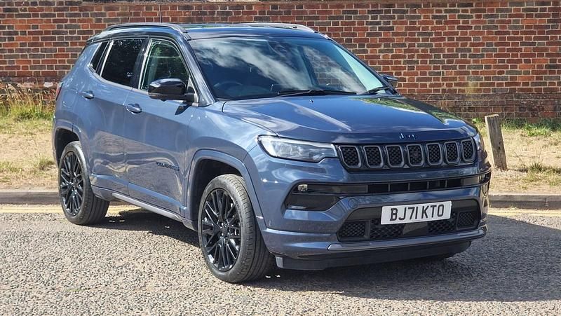 Blue/black Used 2021 Jeep Compass SUV | £18,979 (Fair price) - Image 1/4