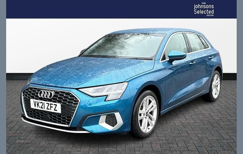 Used Audi A3 Sport 147 HP (108 kW) 2021 Blue Sedan