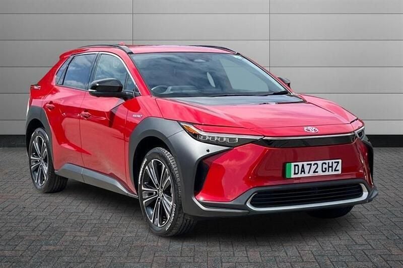 Scarlet flare Used 2022 Toyota bZ4X SUV | £25,270 (Super price) - Image 1/4