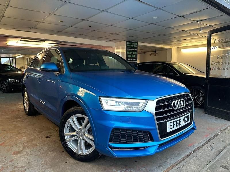 Blue Used 2016 Audi Q3 S-Line SUV | £11,690 (Fair price) - Image 1/4