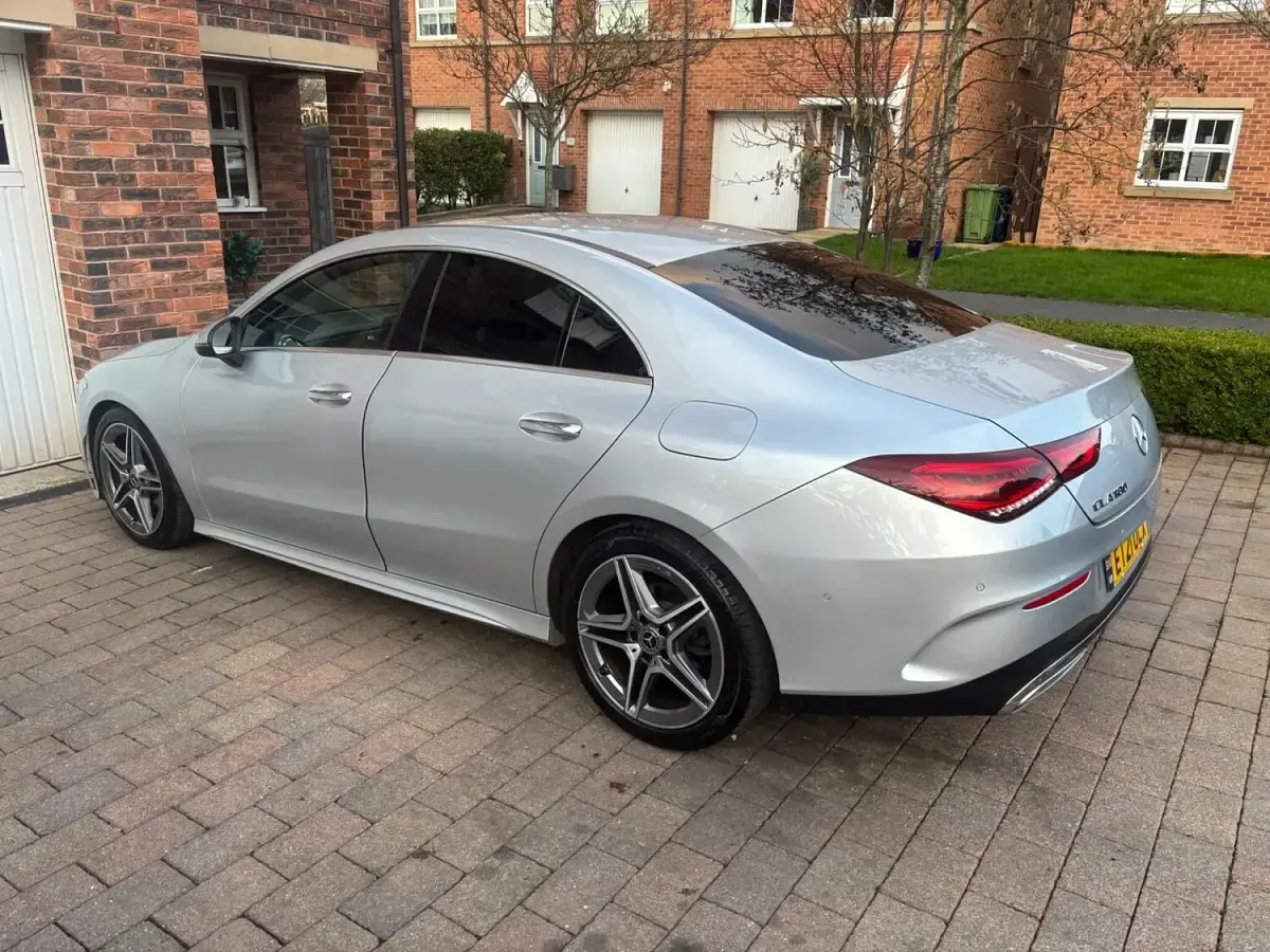 Used Mercedes CLA180 AMG Line Premium 136 HP (100 kW) 2021 Silver Sedan