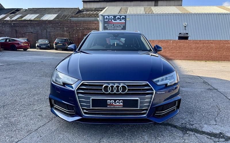 Used Audi A4 S-Line 150 HP (110 kW) 2017 Blue Estate