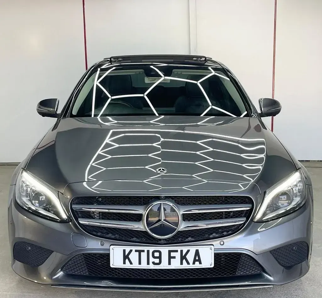 Used Mercedes C200 Premium Plus 2019 Grey Sedan