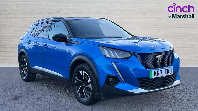 Used Peugeot e-2008 GTi 100 kW (136 HP) 2021 Blue SUV