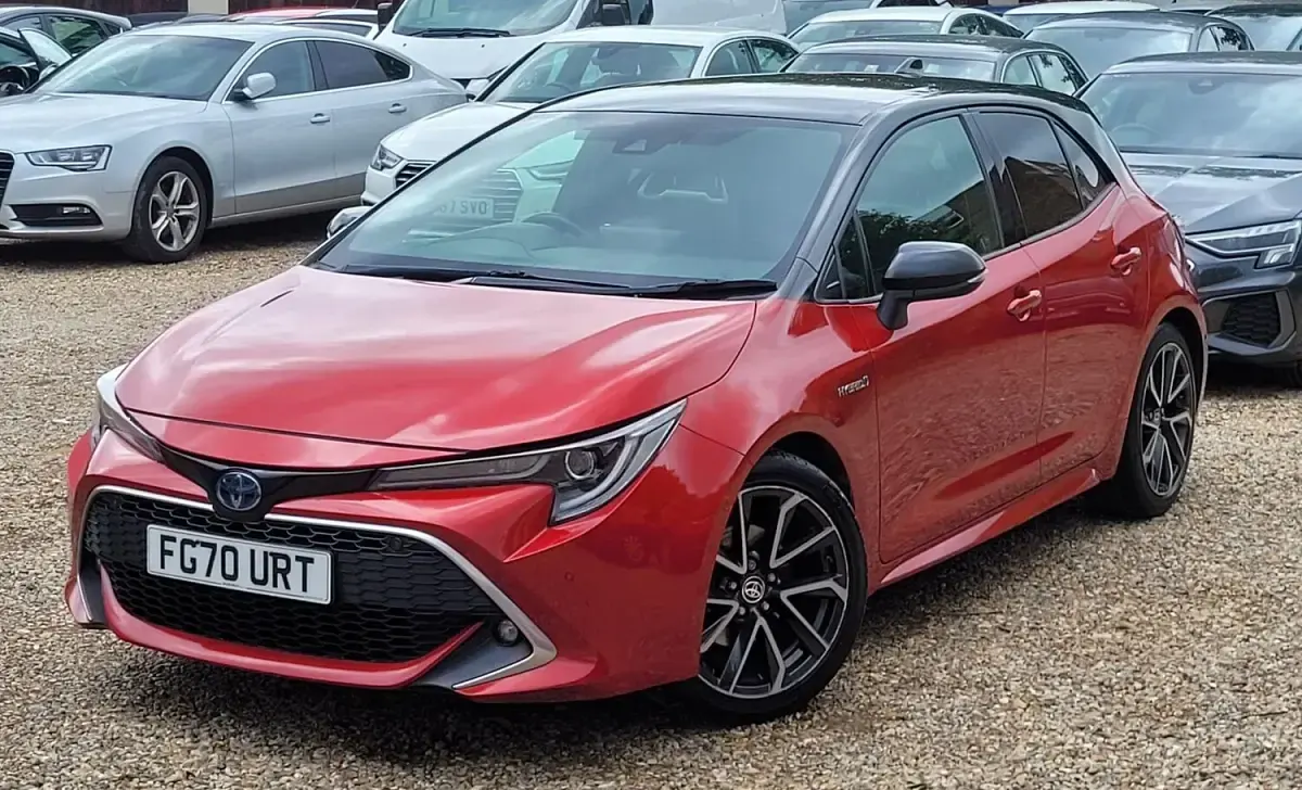 Used Toyota Corolla 2020 Red/black Hatchback