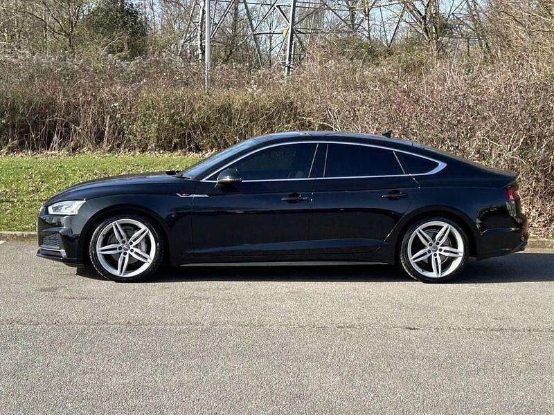 Used Audi A5 Sportback S-Line 190 HP (139 kW) 2019 Black Hatchback