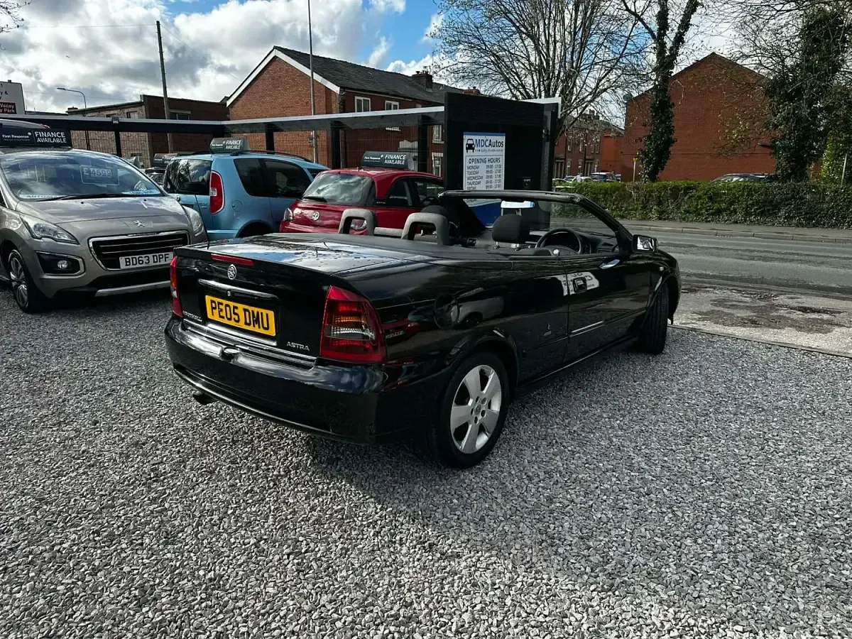 Used Vauxhall Astra Cabriolet 2005 Black Cabriolet