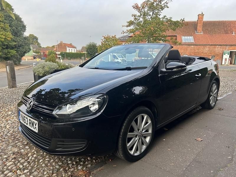 Used VW Golf Cabriolet SE 140 HP (102 kW) 2013 Black Cabriolet