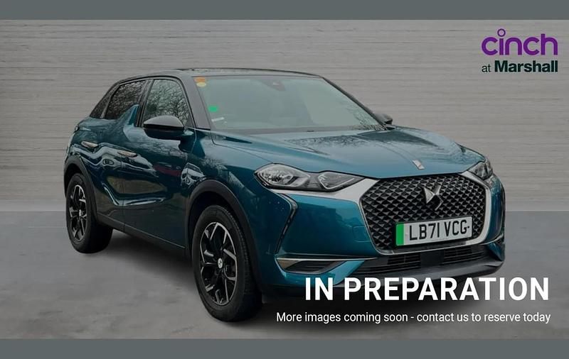 Blue Used 2021 DS Automobiles DS3 Crossback Prestige SUV | £10,685 (Fair price) - Image 1/4