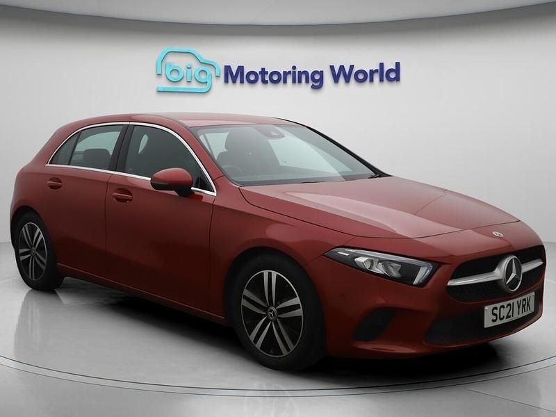 Red Used 2021 Mercedes A180 Executive Hatchback | £18,700 (Fair price) - Image 1/4
