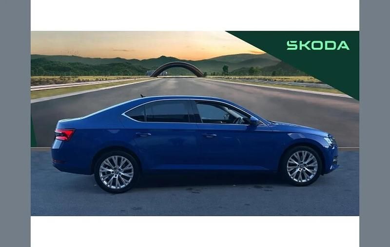 Used Skoda Superb SE L 150 HP (110 kW) 2023 Blue Hatchback