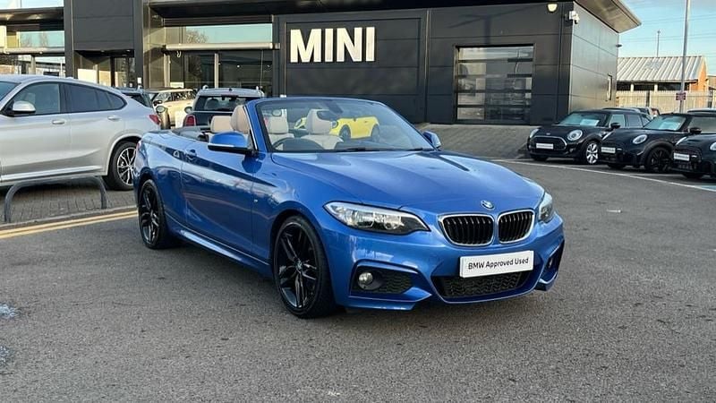 Blue Used 2015 BMW 220 M Sport Cabriolet | £11,933 (Fair price) - Image 1/4