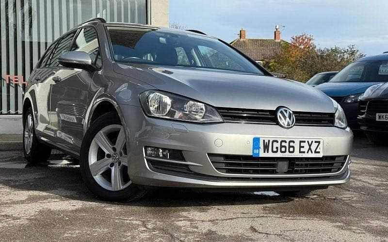 Silver Used 2016 VW Golf VII Edition Estate | £11,195 (Fair price) - Image 1/4