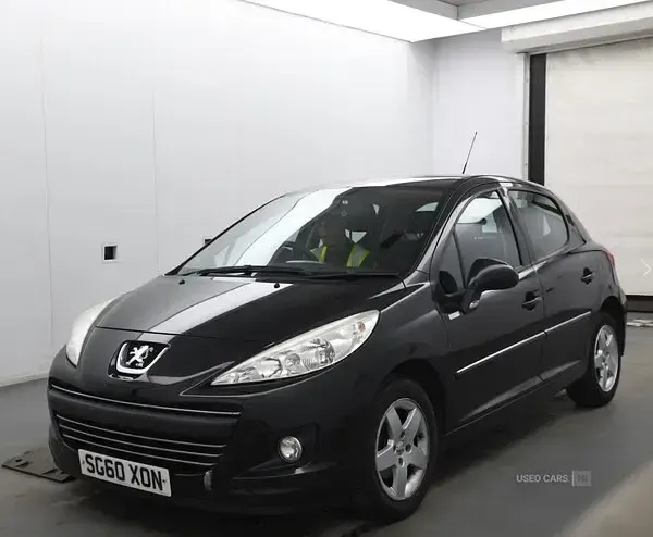 Used Peugeot 207 68 HP (50 kW) 2010 Black Hatchback