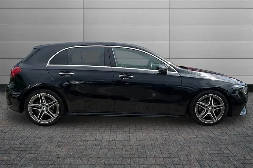 Used Mercedes A180 AMG Line Premium 136 HP (100 kW) 2023 Cosmos black Hatchback