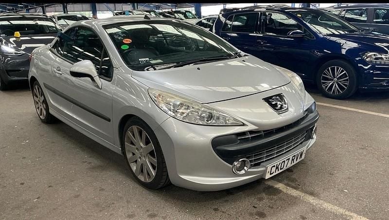 Used Peugeot 207 GTi 120 HP (88 kW) 2007 Silver Cabriolet