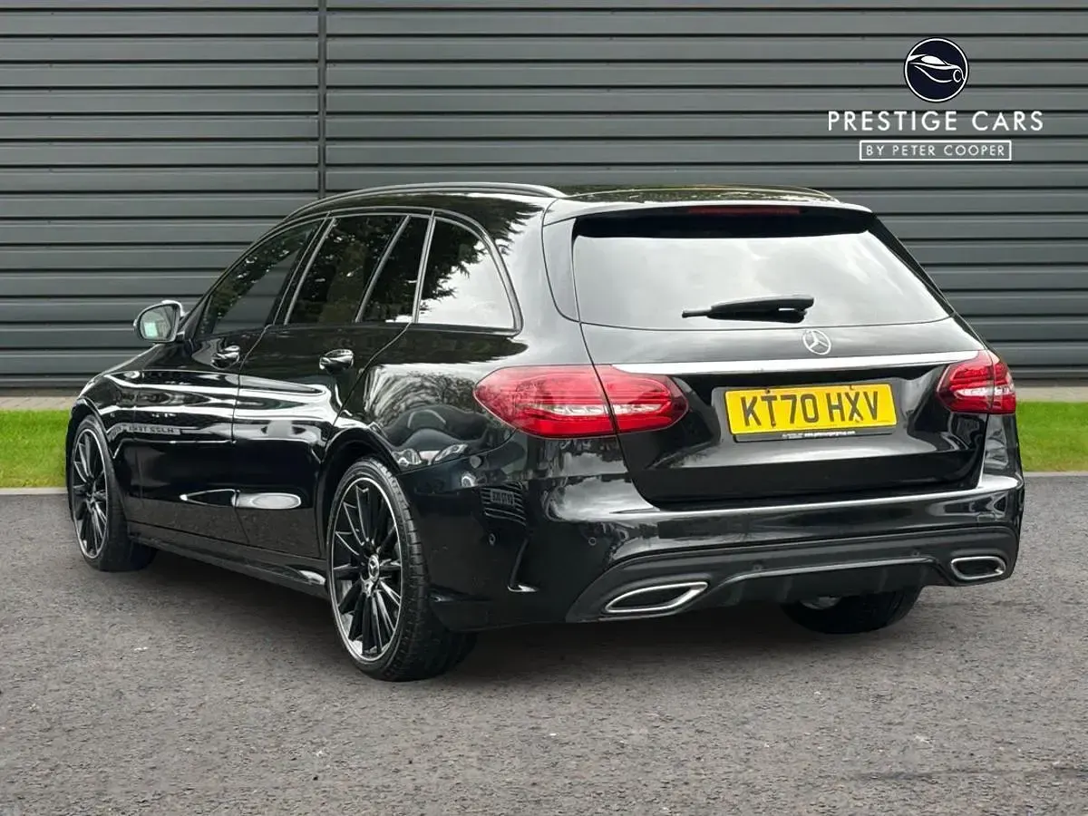 Used Mercedes C200 AMG line 2021 Black Estate
