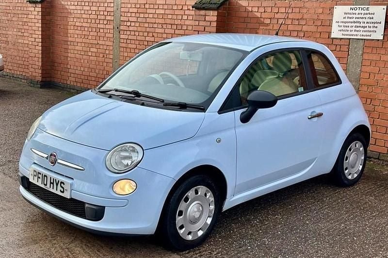 Used Fiat 500 Pop 69 HP (50 kW) 2010 Blue Hatchback
