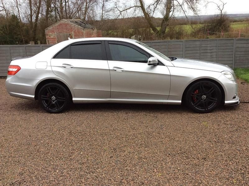 Used Mercedes E220 2013 Silver Sedan