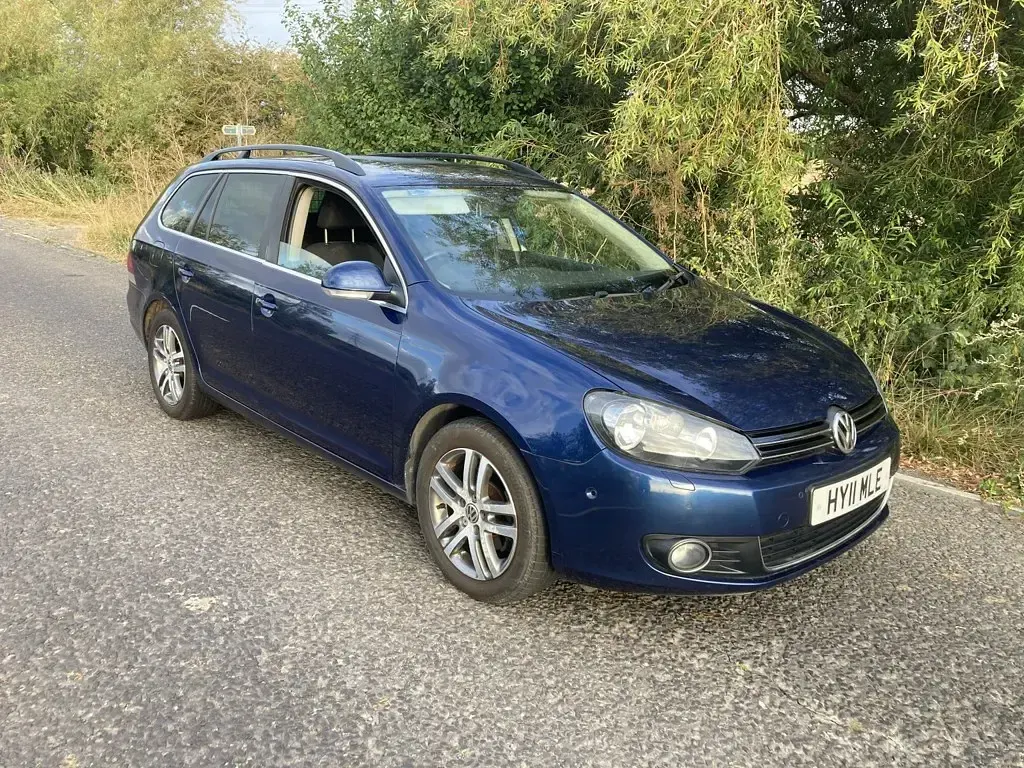 Used VW Golf VI Sportline 105 HP (77 kW) 2011 Blue Estate