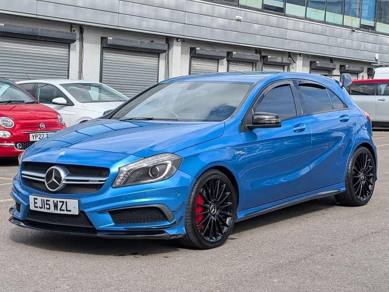 Used Mercedes A45 AMG 2015 Blue Hatchback