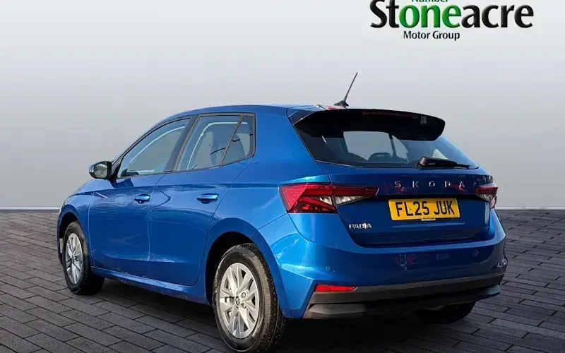 Used Skoda Fabia SE 80 HP (58 kW) 2025 Blue Hatchback