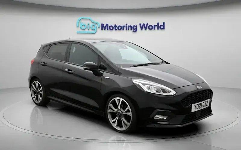 Used Ford Fiesta ST-Line X 125 HP (91 kW) 2021 Black Hatchback