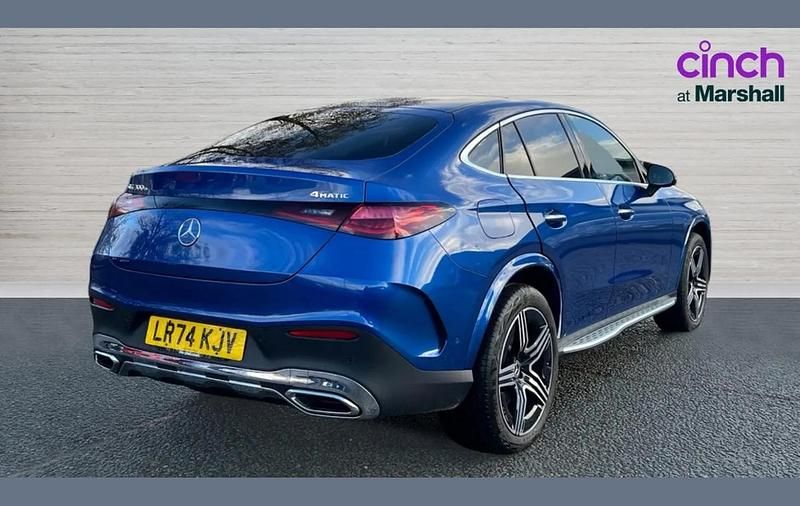 Used Mercedes GLC300e AMG Line Premium 308 HP (226 kW) 2024 Blue Coupe