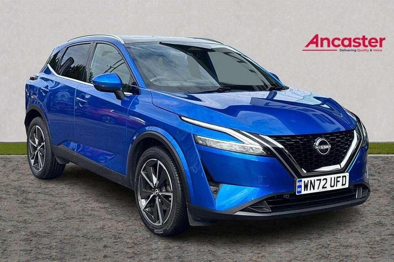Blue Used 2022 Nissan Qashqai Tekna SUV | £23,975 (Expensive) - Image 1/4